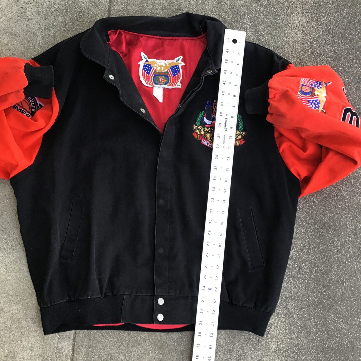 Vintage Chicago Bulls Jeff Hamilton XXL Jacket Repeat 3Peat Vintage Chicago Bulls Jeff Hamilton XXL Jacket Repeat 3Peat
