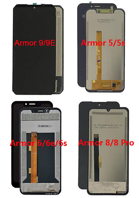 For Ulefone Armor 2/3/3T/5/5S/6/6S/6E/7/8/9/9E Display LCD Touch Screen Assembly