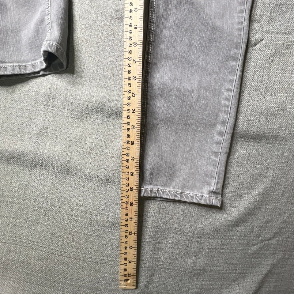 Pantalones de mezclilla Earl Jean ajustados 10 grises para mujer puntadas gruesas Foto 4 de 4