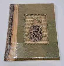 Hawaii All Natural Wood Fibers Photo Pineapple Album 23x28 Holds 40 4"x6" Pictur