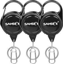 SAMSFX Fly Fishing Zinger Retractor for Anglers Vest Pack Tool Gear Assortment