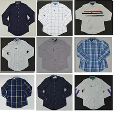 NWT Men's Tommy Hilfiger Button Front Long Sleeve Casual Shirt  Sz XS - 3XL