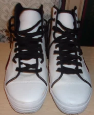 PF Flyers All American Hi Top WHITE  Sneaker Men ;SIZE:12 WOMEN'S  SIZE  13 1/2