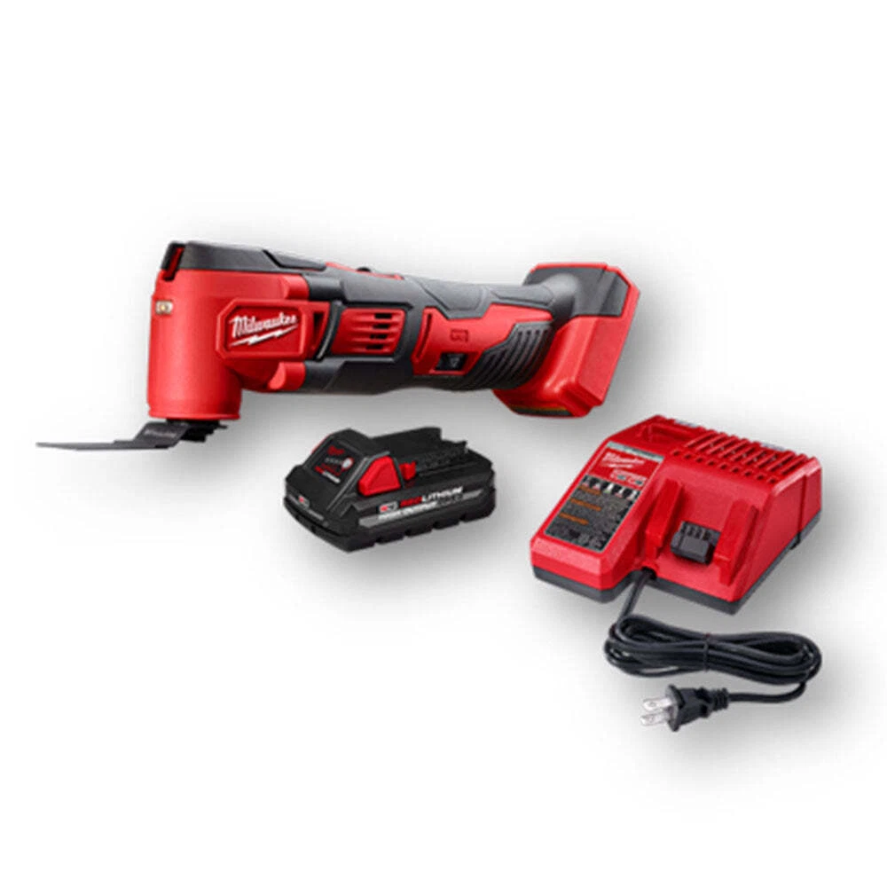 Milwaukee 2626 21HO M18 18V Cordless Multi Tool Kit w 3.0AH Battery