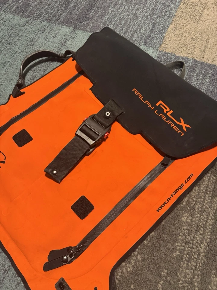 Mochila Ralph Lauren RLX x O-Range Naranja Panel Solar [Sin Panel Solar] Rara Foto 4 de 4
