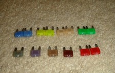 14 assorted genuine Littlefuse ATM Mini Fuses Opaque Style Blade Car Boat Auto