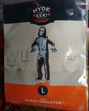 Hyde and Eek Halloween Kids X-Ray Skeleton Costume Large BRAND NEW SHIPS FREE