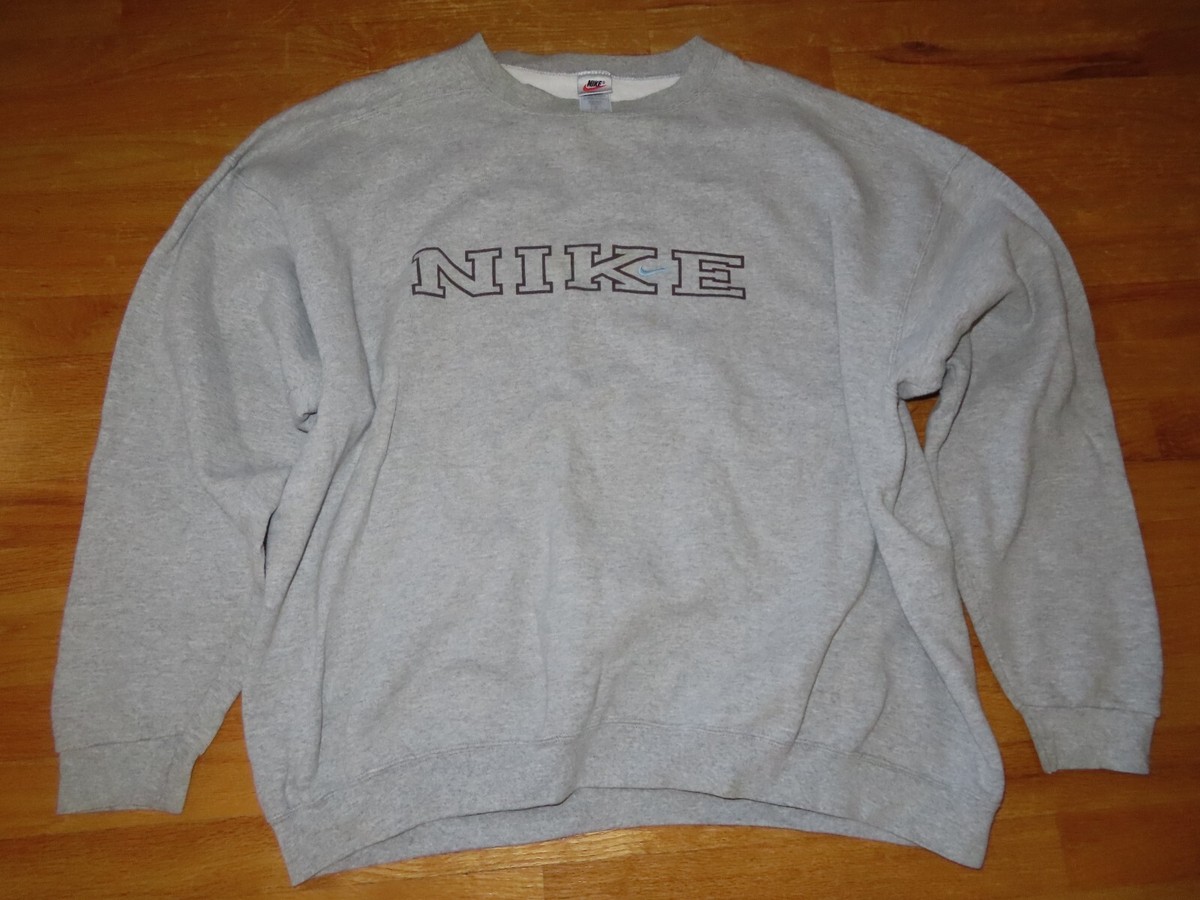 Vintage Silver Nike Tag Label NIKE Embroidered 