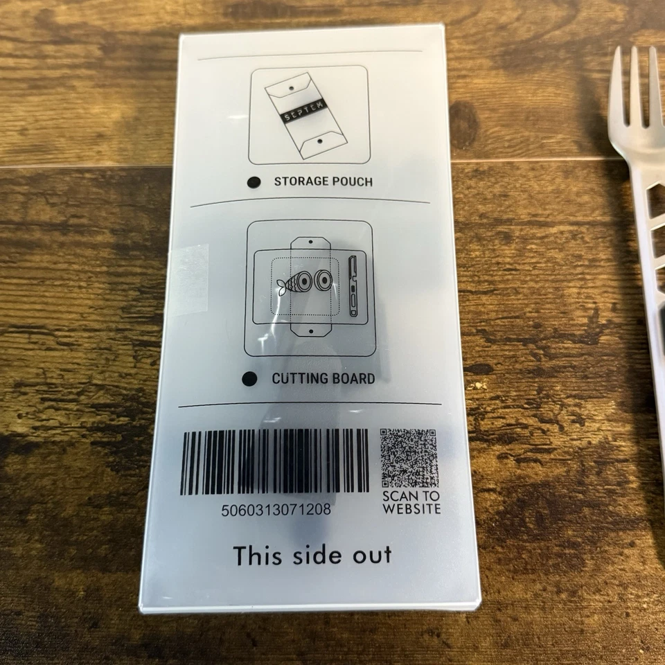 NUEVO - EATI - Mag Titanio - Multi-Utensilio - SEPTEM - Tenedor - Cuchara - Cuchillo Foto 3 de 4