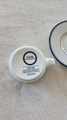 Dansk Concerto Allegro Blue coffee cup and saucer set | eBay