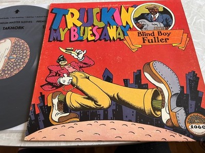 Blind Boy Fuller ''Truckin' my Blues Away 1978 LP VG+ R. Crumb Cover