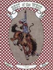 OOP VTG STONEY CREEK COLLECTION BEST OF THE WEST CROSS STITCH