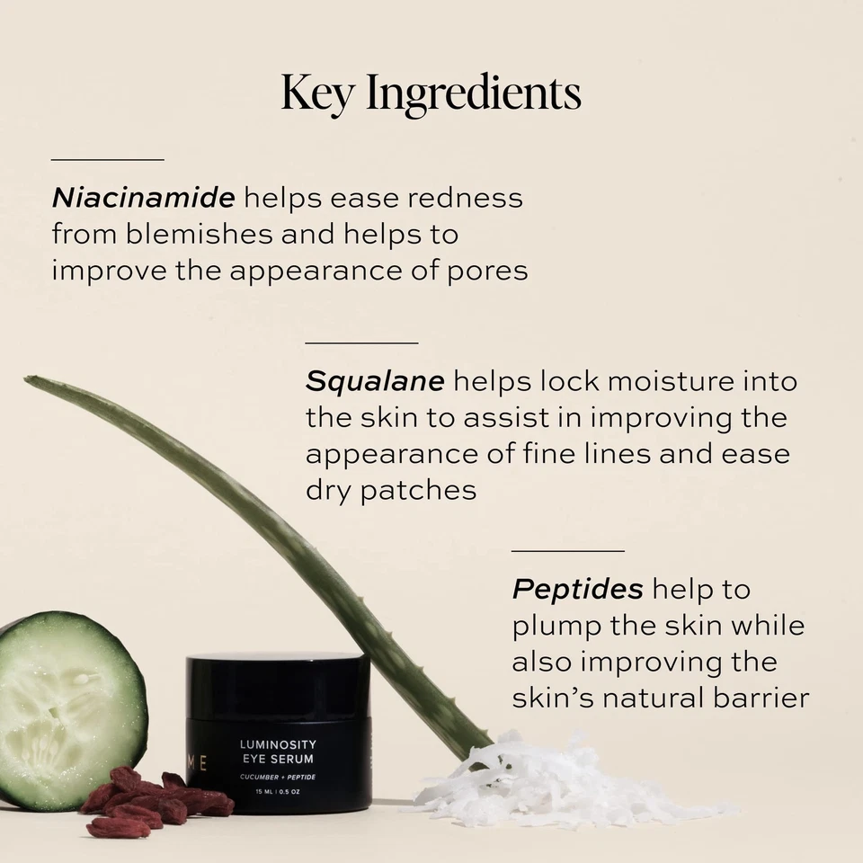 DIME Beauty Luminosity Suero de Ojos, Crema de Ojos Tratamiento con Cafeína para Oscuridad Foto 4 de 4