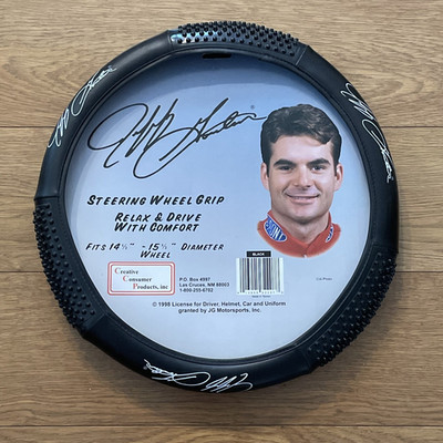 Vintage Jeff Gordon Steering Wheel Grip Cover, 14.5-15.5, NEW OLD STOCK