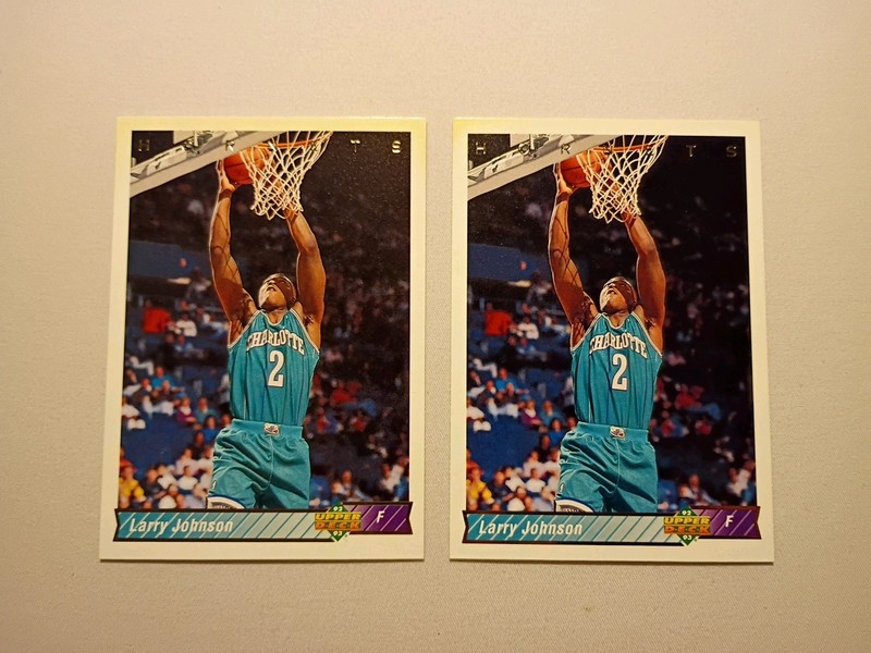 1992-93 Upper Deck - Larry Johnson #287 Lot Of 2