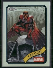2025 Topps Chrome Marvel #80 Falcon Refractor