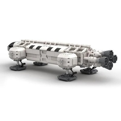 MOC New Space 1999 Eagle Raumschiff Spaceport Bausteine der Shuttle Start