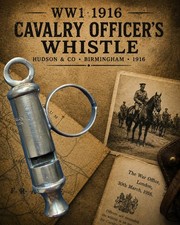 WW1 1916 J Hudson Military Issue Whistle Cavalry Officers