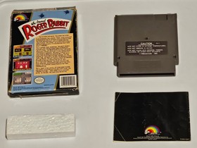 Who Framed Roger Rabbit NES 1989 Complete CIB Video Game + Styrofoam Insert