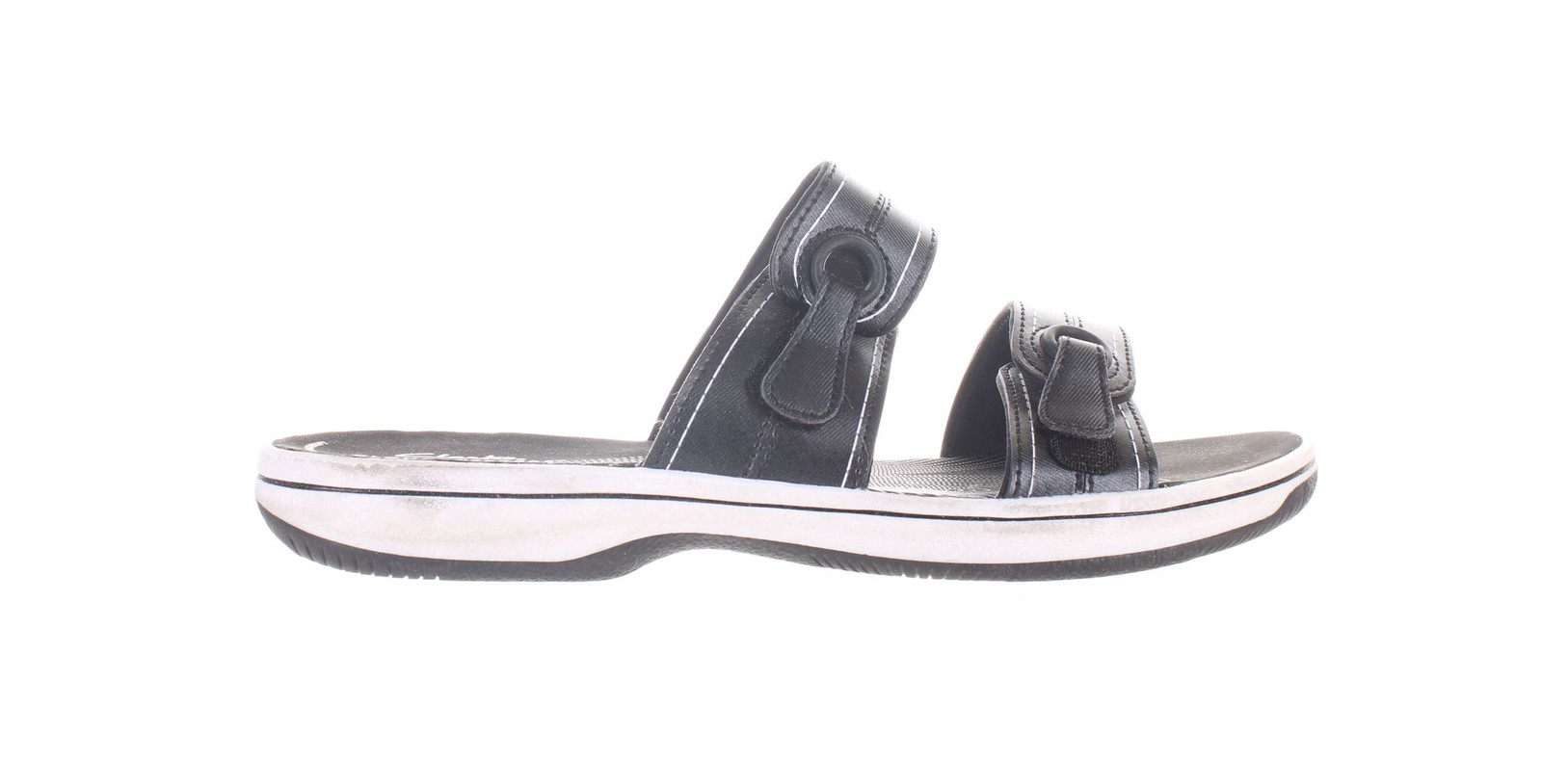 Clarks Womens Breeze Maye Black Sandals Size 9 Comfortable Casual Style