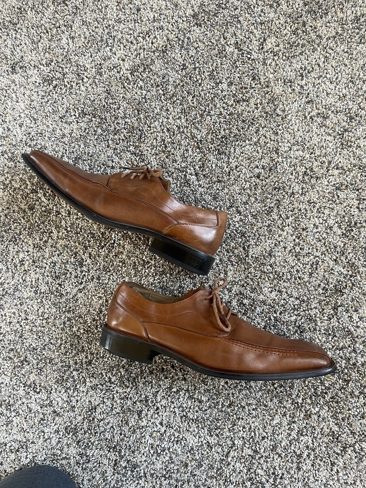 SAOLA Scarpe eleganti da uomo Oxford stringate Stacy Adams in pelle marrone punta tonda taglia 13