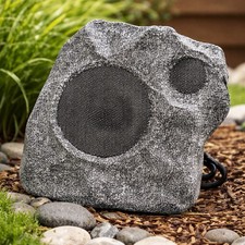 AMTC EQ-SPKROK Altoparlante da Esterno Rock 6,5” 2 Vie 70V Paesaggio Giardino Altoparlante