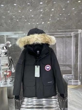 Free shipping Canada Goose Men's Black down jacket Winter Preferred