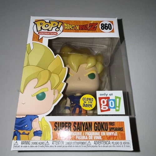 Funko Pop! Super Saiyan Goku First Appearance #860 (GITD) Go! Exclusive