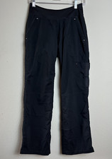 Women's Purple Label by healing hands Yoga/Scrub Pants Size XS Black Wide Leg