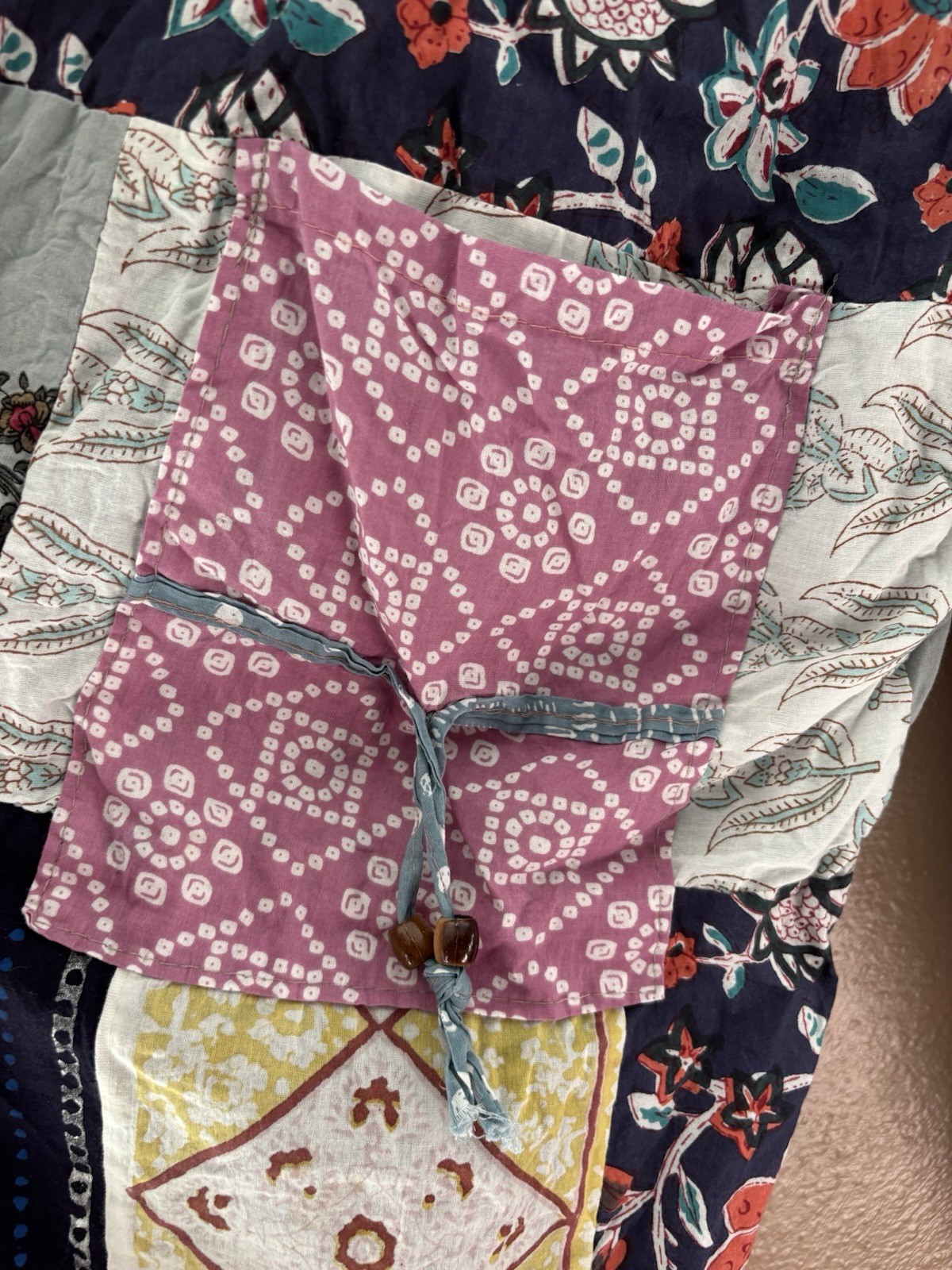 Jackpot Bohemian Patchwork Harem Pants Elastic Wa… - image 4