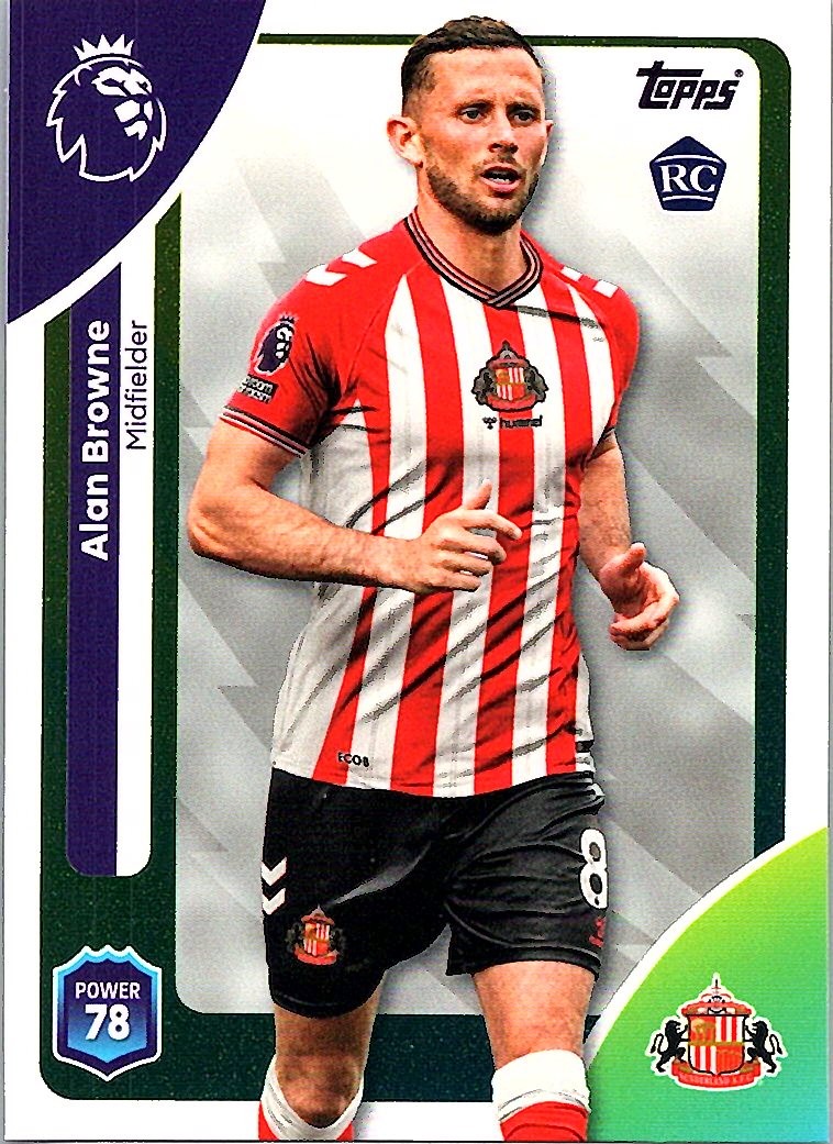 2025-26 Topps Premier League #351 Alan Browne Sunderland Rookie