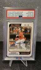 2023 Topps Heritage - Real One Auto Gunnar Henderson #ROA-GH PSA 10 Auto 10