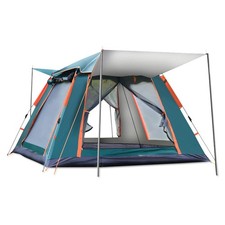 Tente Dôme Double Couche 4 Saisons 3-4 Pers Imperméable Légère Anti UV Randonnée