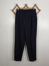 Vintage Pants High Rise 100 Wool 12