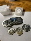 1954 Franklin Half Dollar Choice BU (15) coins, Very Nice! * Take a looK*