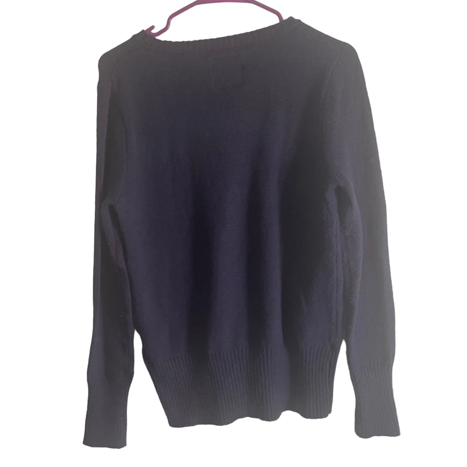 Polo EE. UU. ASSN Para hombres Talla Grande Azul Marino Pullover Cuello Redondo Suéter Foto 4 de 4