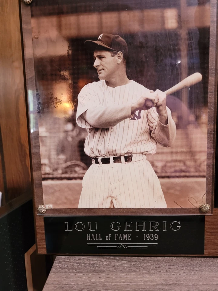 Lou Gehrig And Babe Ruth "Murderers Row" Plaque - Image 2 of 4