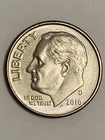 2016-D Roosevelt Dime 10 Cent Coin.