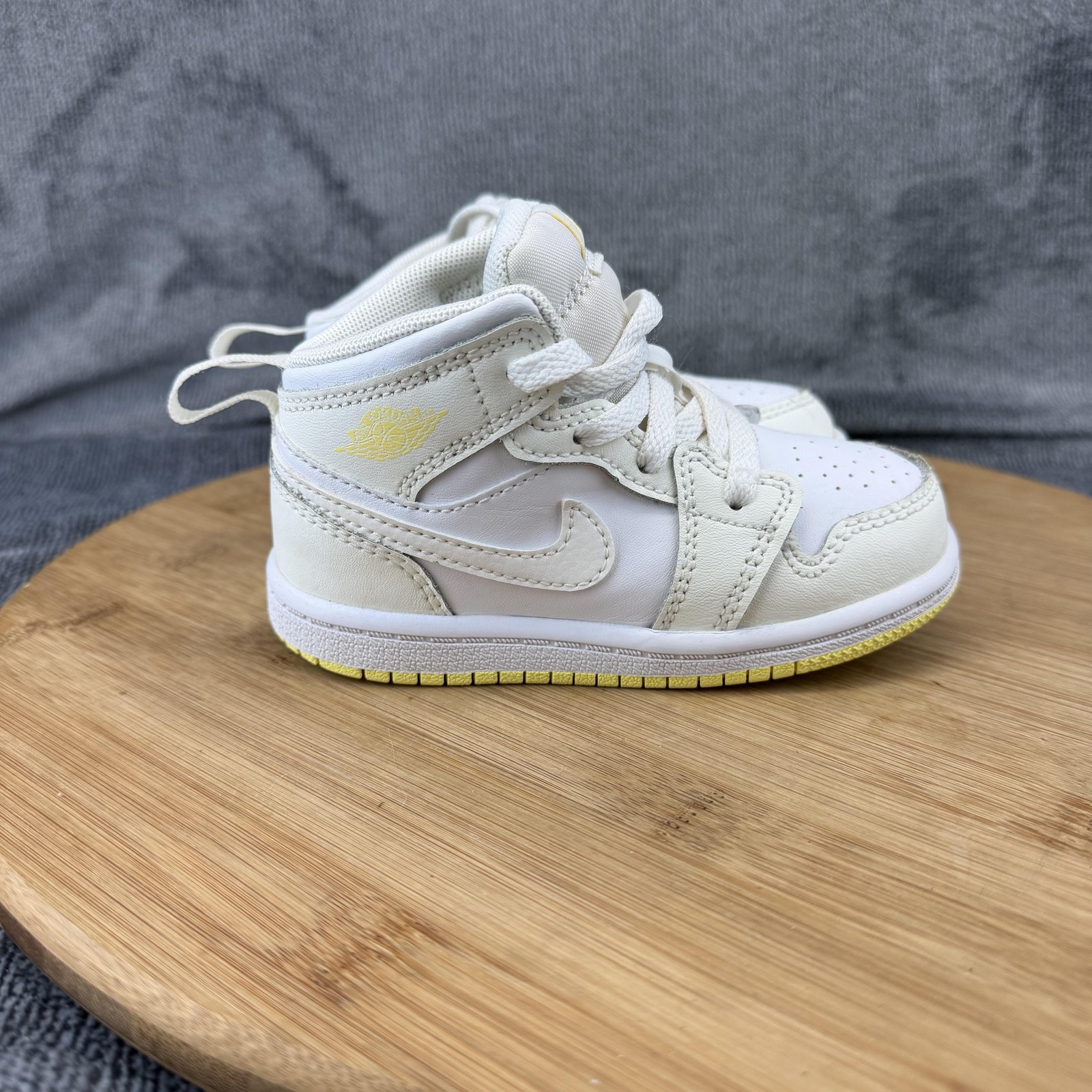 Toddler Boys Size 7c White Yellow Kids Fd8782-181