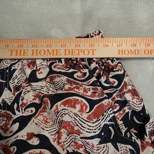 Columbia PFG Swim Trunks Hawaiian Red, White & Blue w/ Fish Sz Med 6" Inseam - Picture 7 of 15
