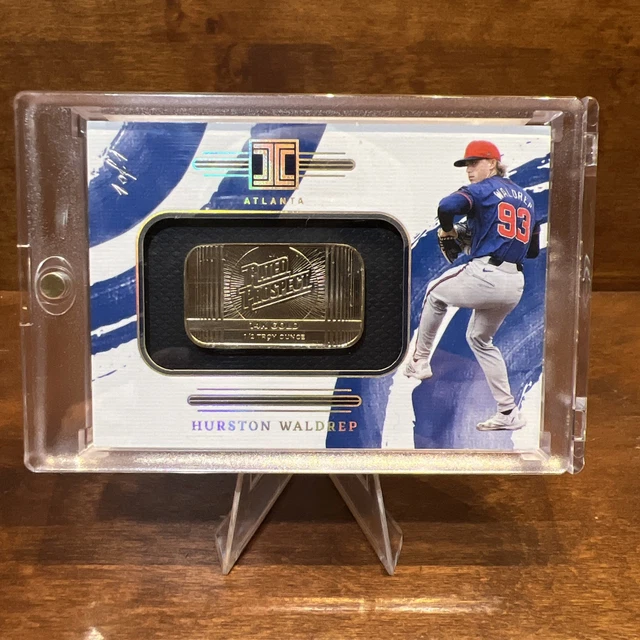 Hurston Waldrep 1/1 Goldbarren 14k 1/2 Troy oz 2024 Panini Impeccable Braves RC