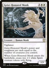 MTG Geist-Honored Monk  - Kaldheim Commander #025
