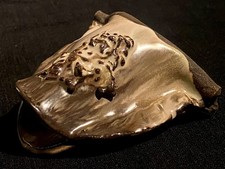 Rare Handmade Lava Ceramics Vase Iceland Studio Art Pottery Mint