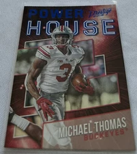 2018 Prestige Football Michael Thomas Ohio State Buckeyes Power House Blue PH-MT