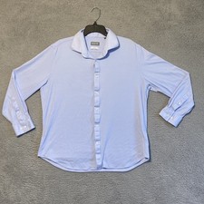 Michael Kors Shirt Mens XL 32/33 17 Button Up Long Sleeve Fine Gauge Knit