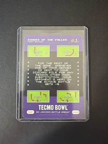 Echoes Of The Fallen Tecmo Bowl Bo Jackson Battle Arena 1 Cost Plays PL27 Foil