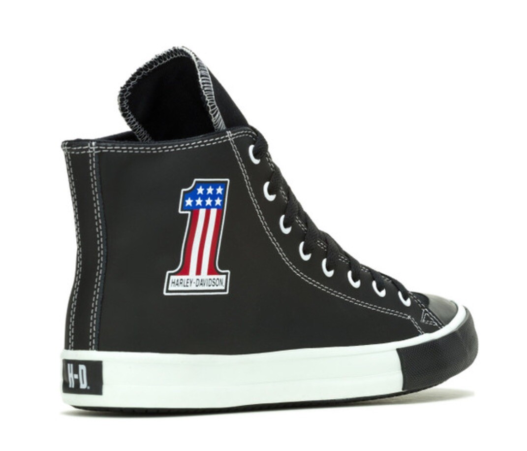 【メンズ特価セール】Harley Davidson Baxter スニーカー Harley Davidson Men's Baxter High Top #1 Leather Sneakers
