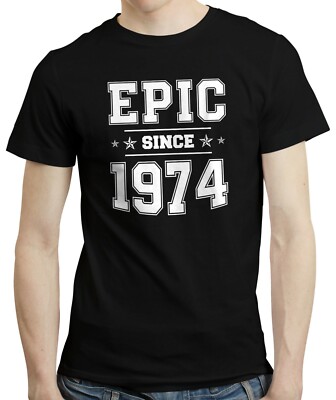 Epic Since 1974, 50. Geburtstag Retro Style Vintage Geschenkidee T-Shirt Tshirt Tee