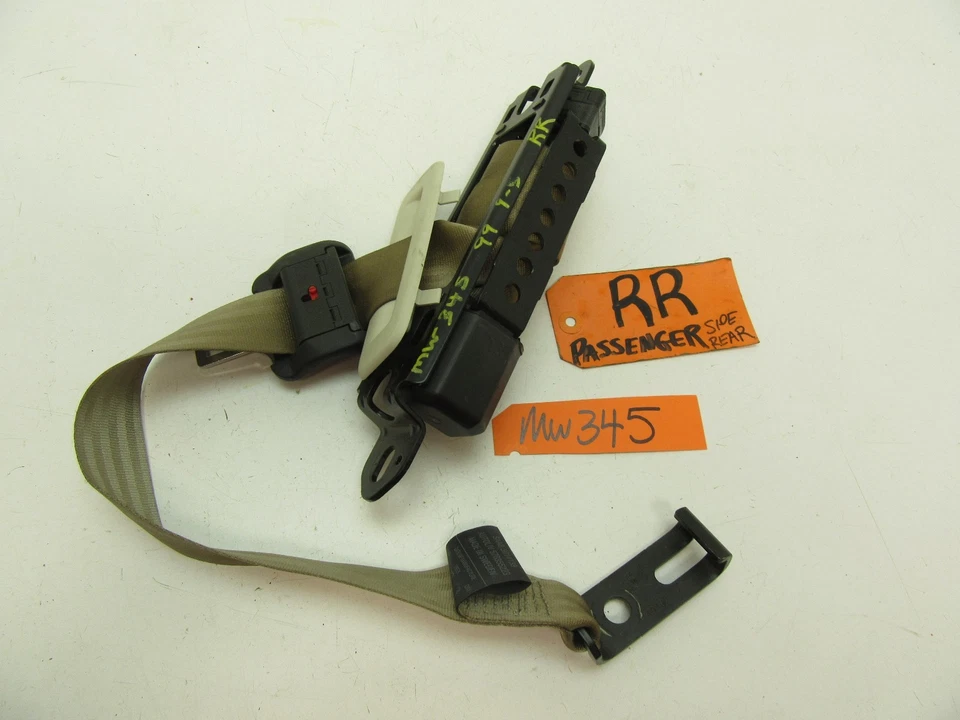 99 SAAB 9-5 СЕДАН ПАССАЖИРСКИЙ R RH RR ПРАВАЯ СПИНА ЗАДНИЙ ПЛЕЧЕВОЙ РЕМЕНЬ БЕЗОПАСНОСТИ - Изображение 2 из 4