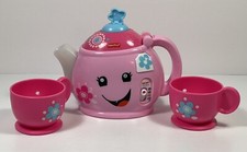FISHER-PRICE Tea Set LAUGH  LEARN SMART STAGES INTERACTIVE Teapot  Cups Mattel